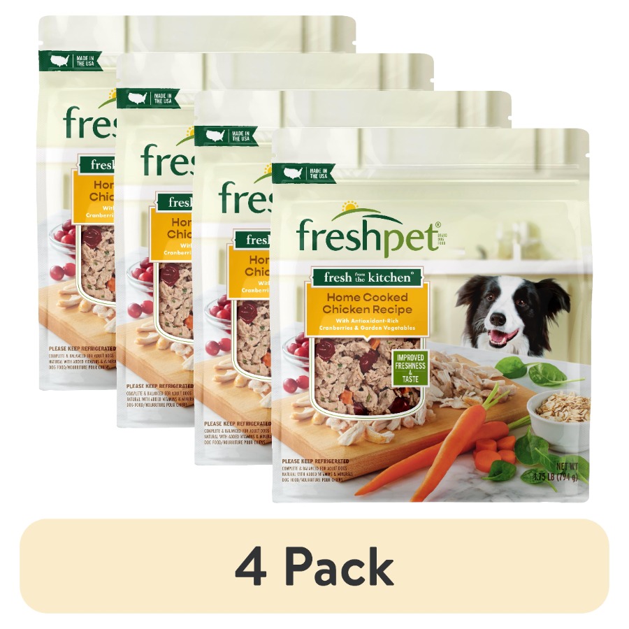Home Cooking Recipes - 4 pack Fresh Dog Food, Fresh