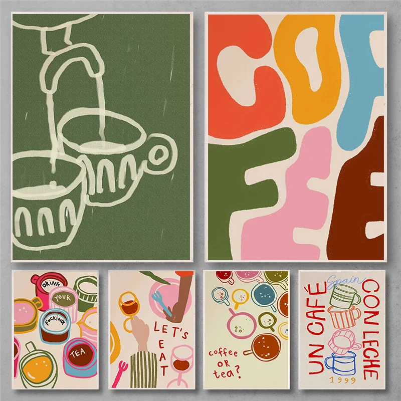 Home Cooking Oil - Multi-coloured Coffee Mugs Print Poster Matcha