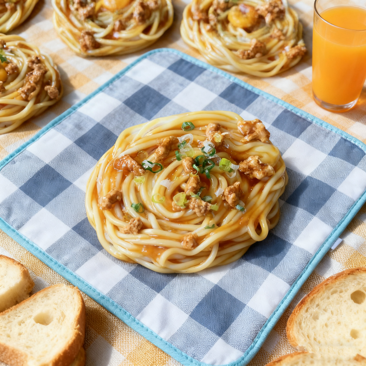 Home Cooking In Italian - 1PC Realistic Fake Spaghetti with Shrimp
