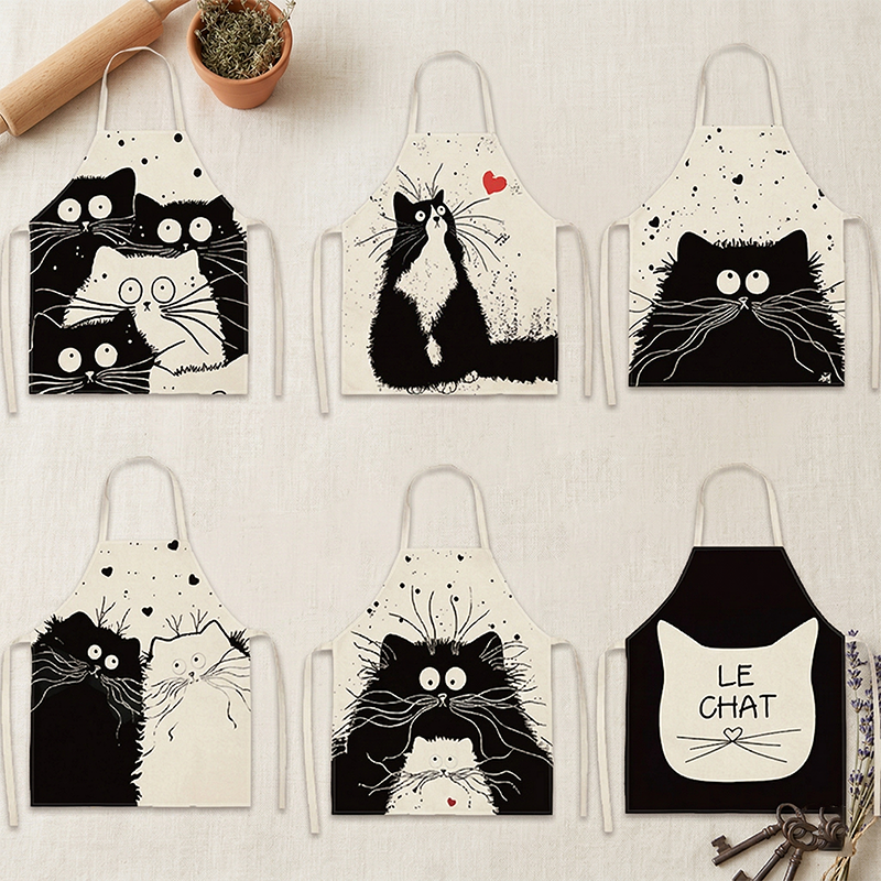 Funny Black Cat Print Kitchen  - Home Cooking For Cats recensione e prezzo