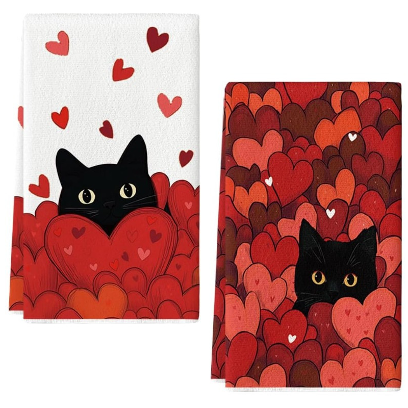 2Pcs, Heart-Shaped Black Cat K - Home Cooking For Cats recensione e prezzo