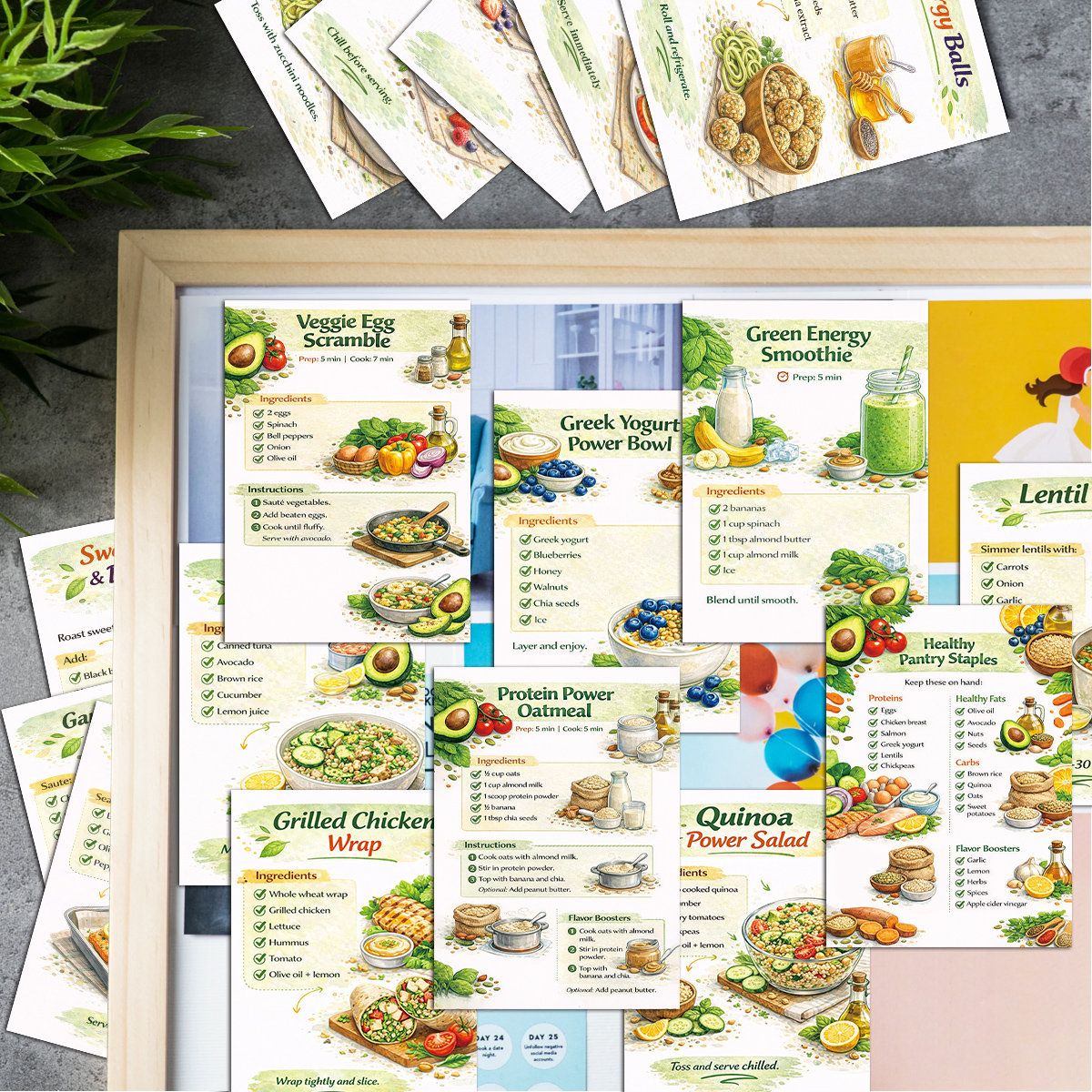 24pcs Cooking Recipe Cards Wit - Home Cooking Recipes recensione e prezzo