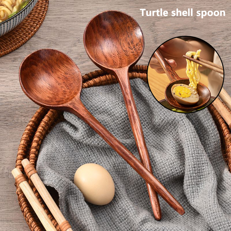 Long Handle Ramen Wooden Spoon - Home Cooking Supplies recensione e prezzo