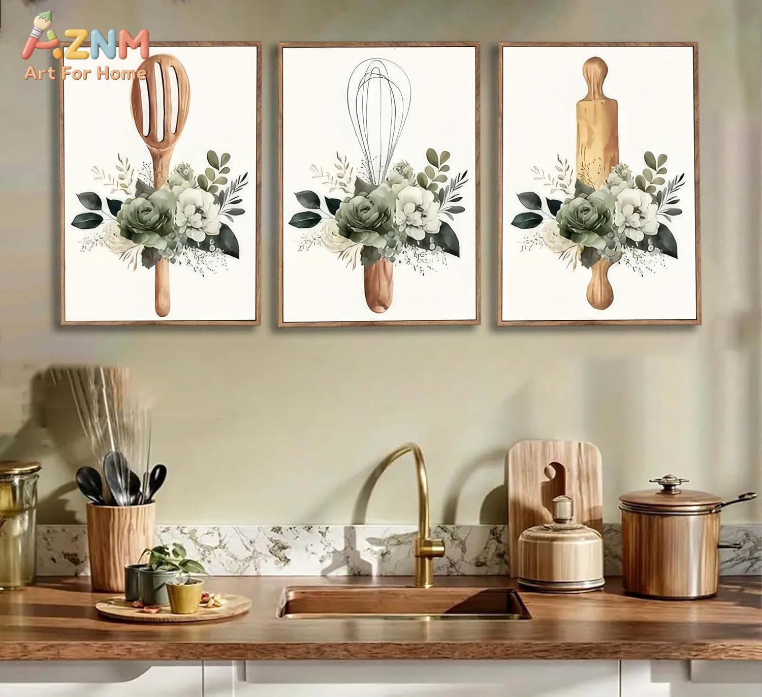 AZNM Kitchen Utensils Floral C - Home Cooking Oil recensione e prezzo
