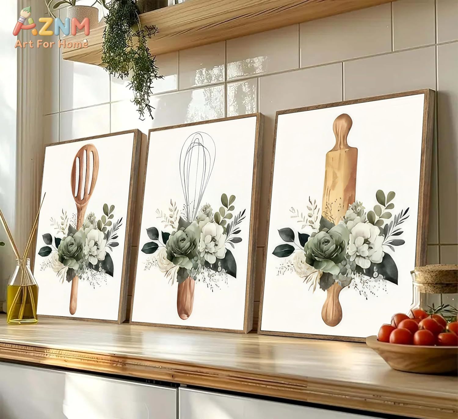 AZNM Kitchen Utensils Floral C - Home Cooking Oil recensione e prezzo