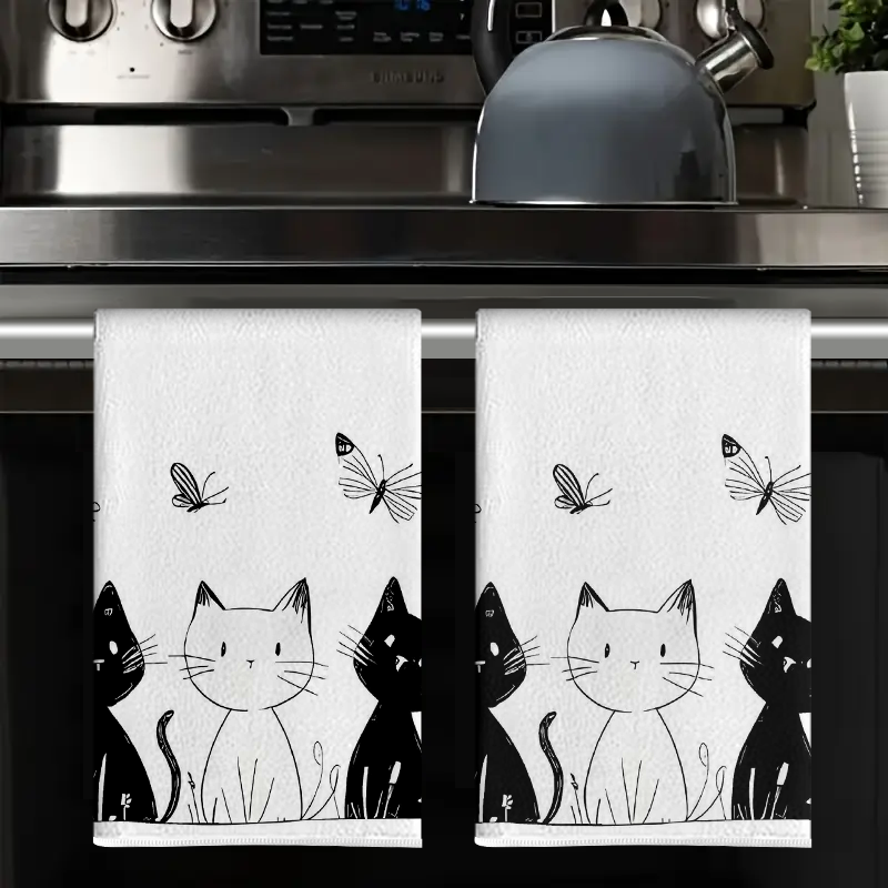 2Pcs, Cat and Butterfly Black  - Home Cooking For Cats recensione e prezzo