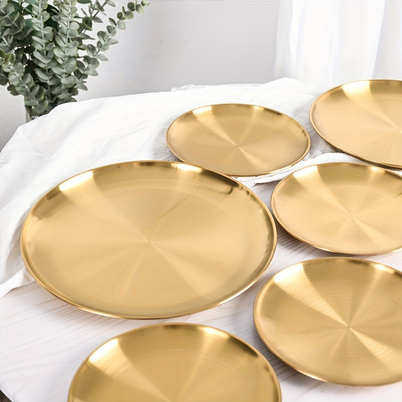 2pcs, Golden Pizza Plates, Sta - Home Cooking Recipes recensione e prezzo