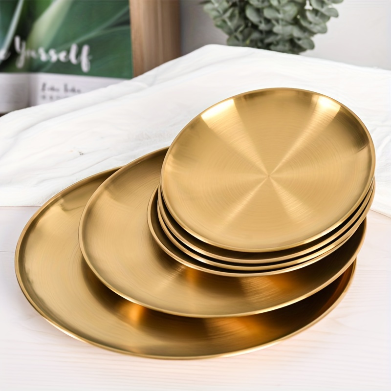 2pcs, Golden Pizza Plates, Sta - Home Cooking Recipes recensione e prezzo