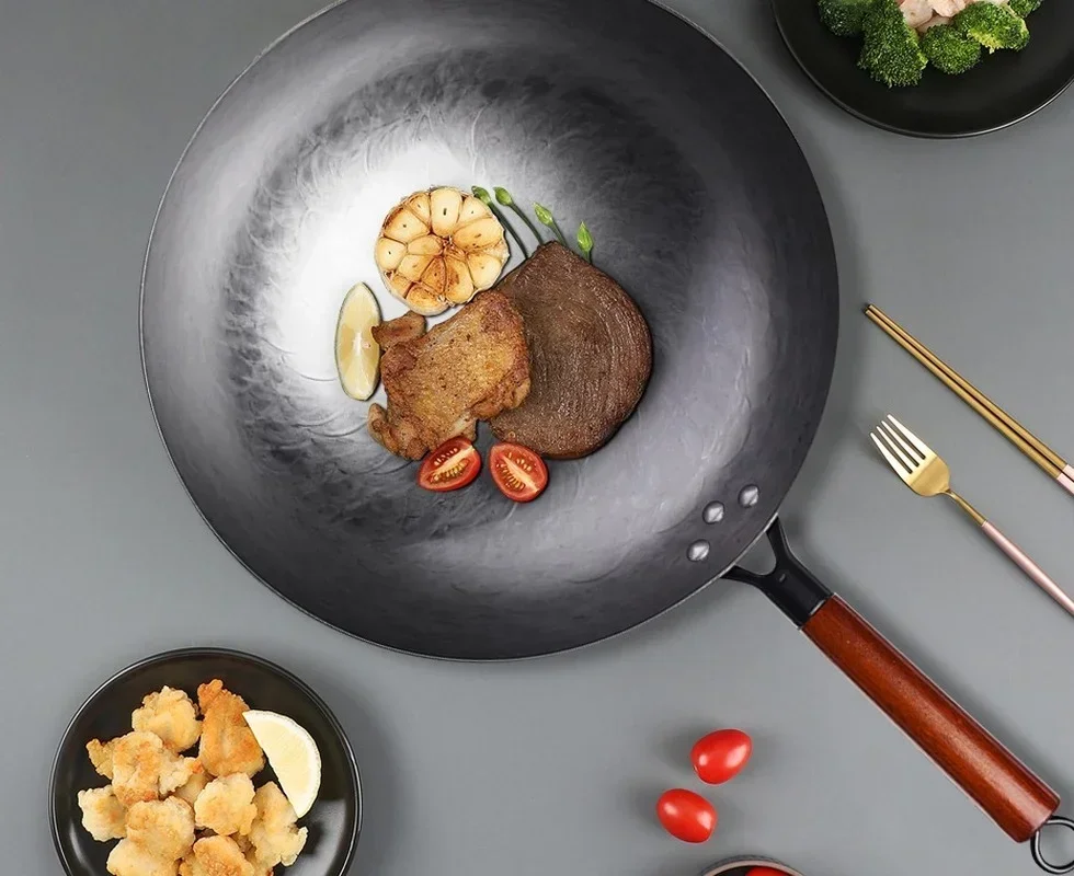 #q ForCraft Wok Flat Hand Hamm - Wok Carbon Steel recensione e prezzo