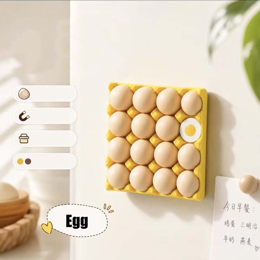 Egg Fridge Magnets Set Cute 3D - Home Cooking Recipes recensione e prezzo