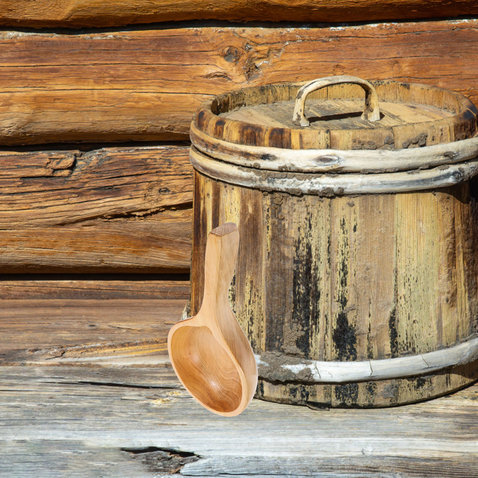 Wood Ladle Water Scoop Ergonom - Home Cooking Restaurant recensione e prezzo