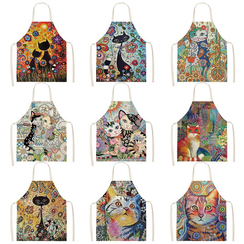 Flower Kitchen Cooking Apron C - Home Cooking For Cats recensione e prezzo