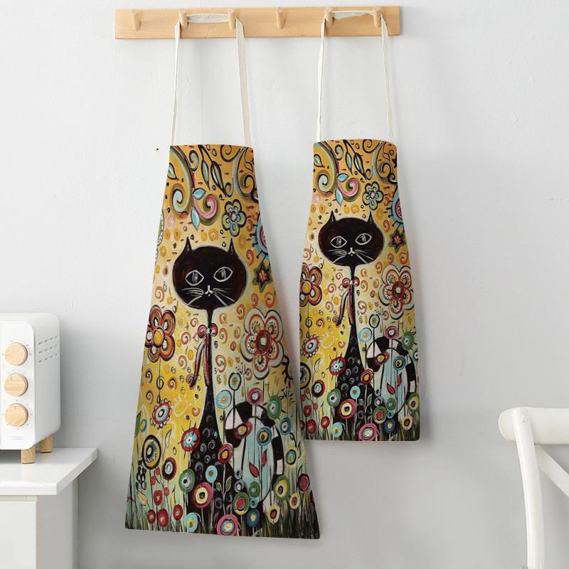 Flower Kitchen Cooking Apron C - Home Cooking For Cats recensione e prezzo