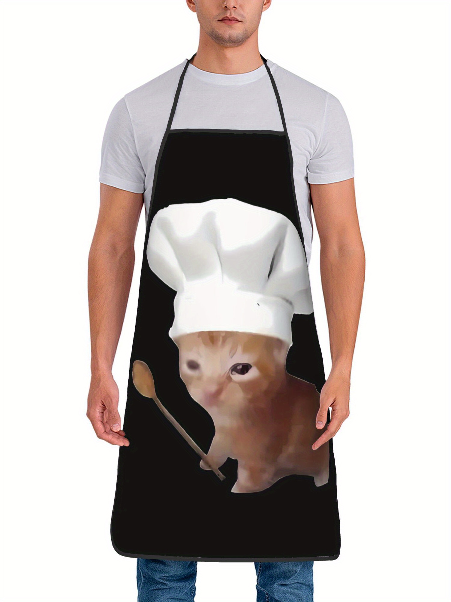 Funny Chef Crying Cat Apron Ki - Home Cooking For Cats recensione e prezzo