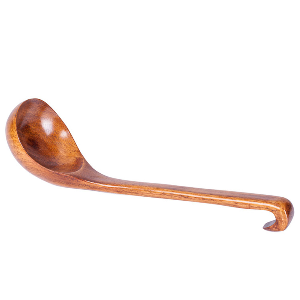 Solid Wood Soup Spoon Simple E - Home Cooking Restaurant recensione e prezzo