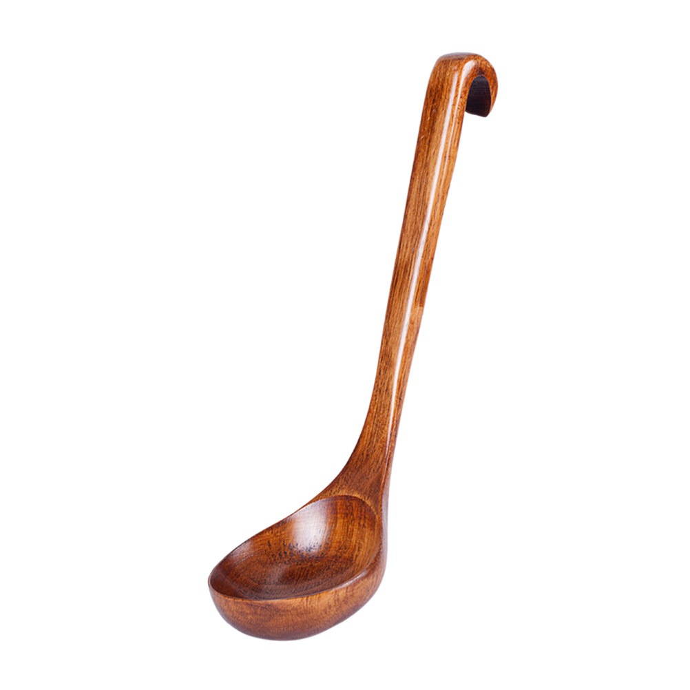 Solid Wood Soup Spoon Simple E - Home Cooking Restaurant recensione e prezzo