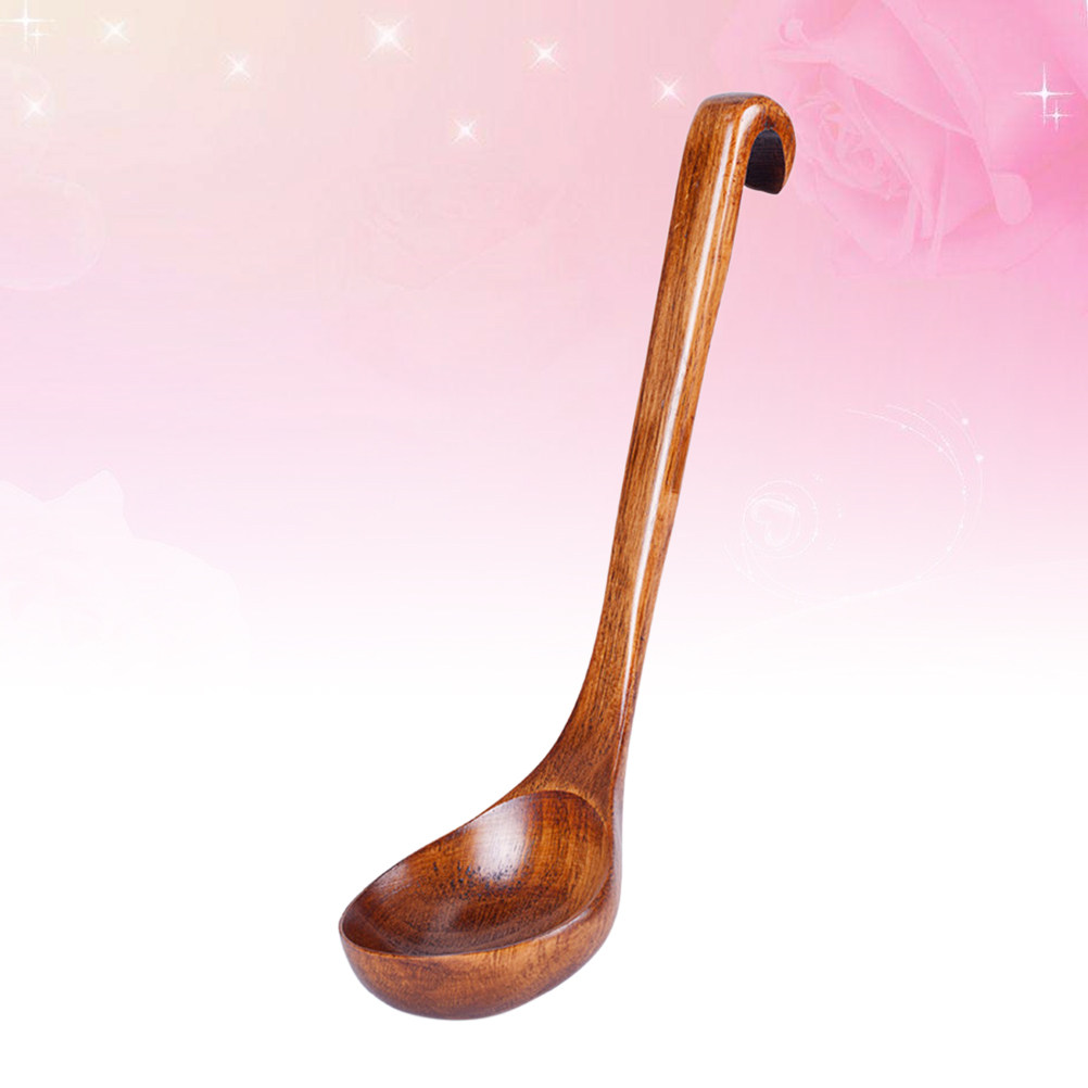 Solid Wood Soup Spoon Simple E - Home Cooking Restaurant recensione e prezzo