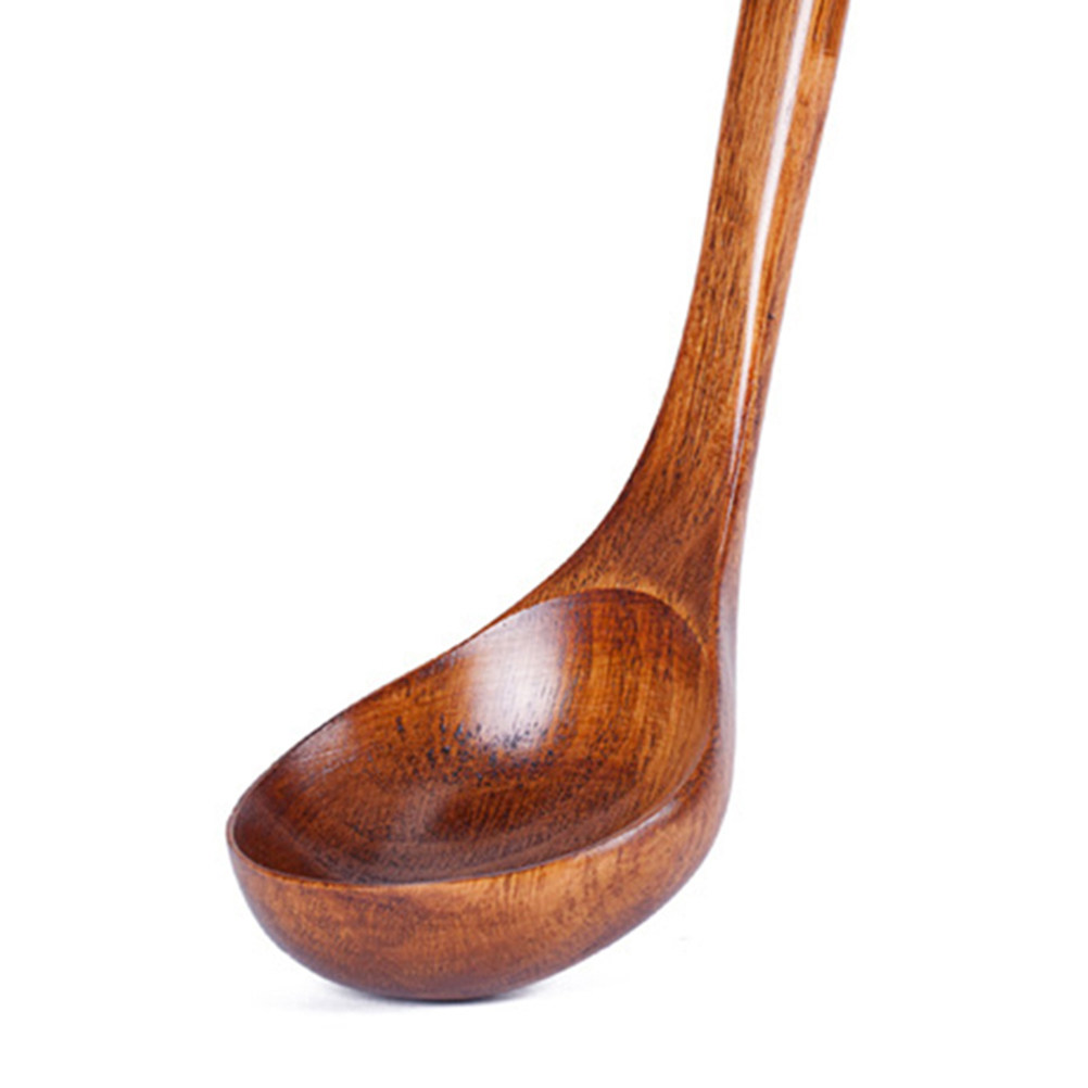 Solid Wood Soup Spoon Simple E - Home Cooking Restaurant recensione e prezzo