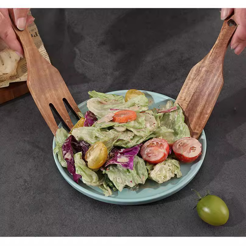 Wooden Salad Server, Wood Sala - Home Cooking Supplies recensione e prezzo