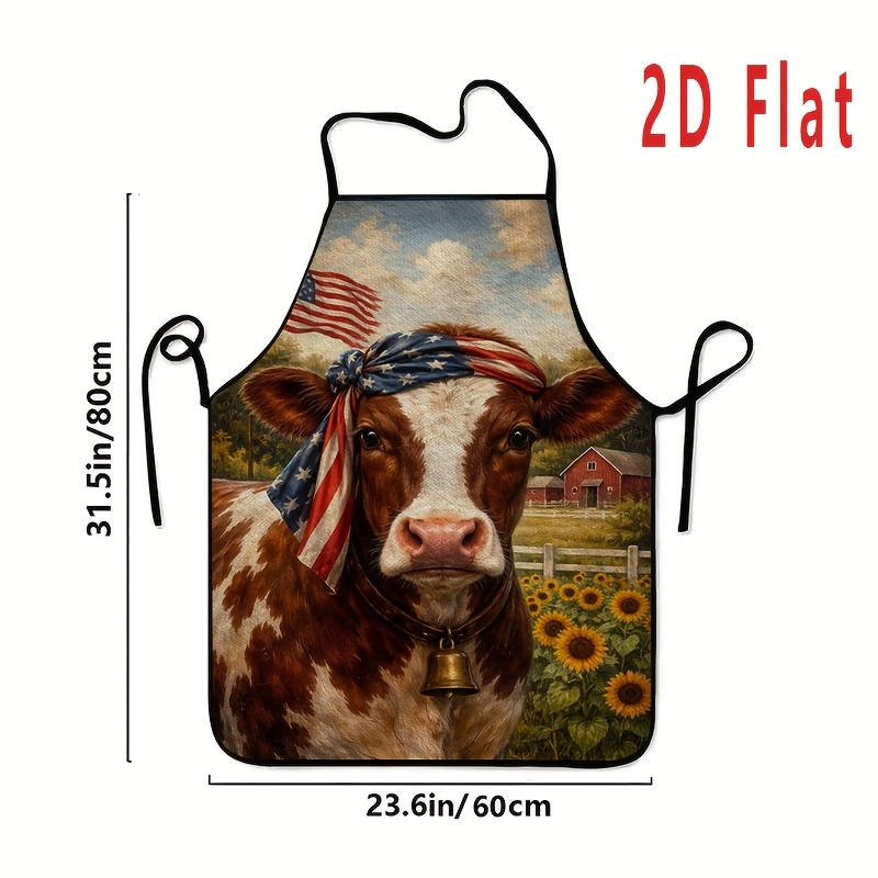 1 piece 2D flat patriotic cow  - Home Cooking Supplies recensione e prezzo