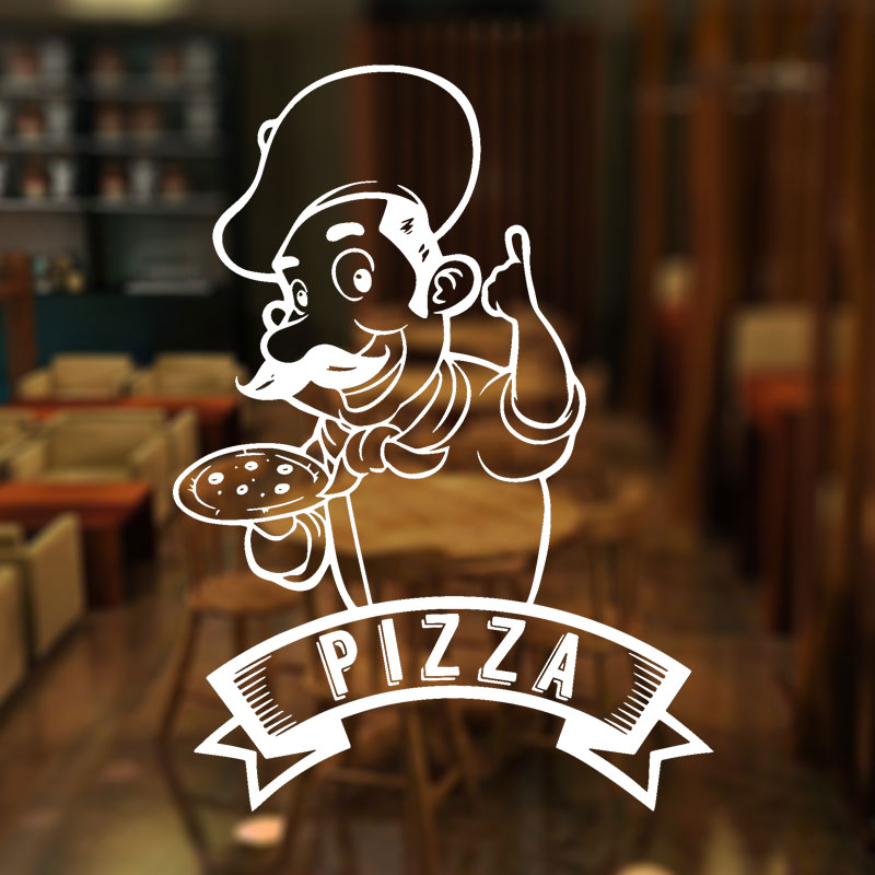 Pizza Pizzeria Logo Cook Sign  - Home Cooking In Italian recensione e prezzo