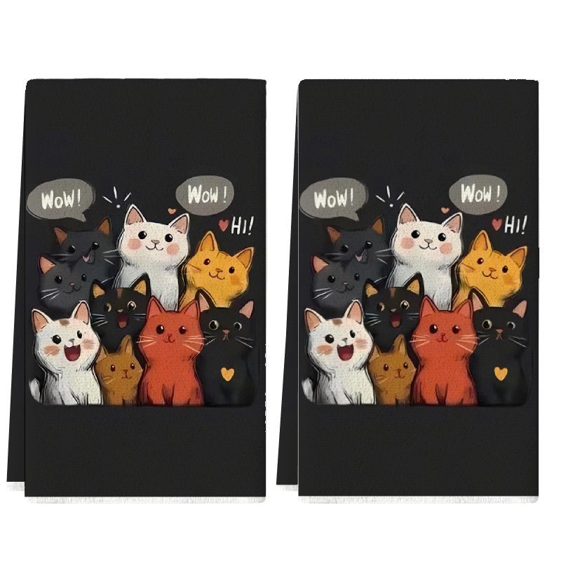 2Pcs, Black Background Cat-The - Home Cooking For Cats recensione e prezzo