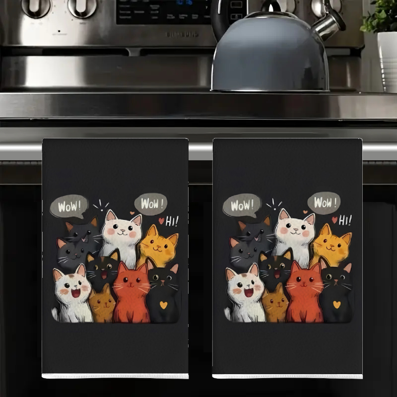 2Pcs, Black Background Cat-The - Home Cooking For Cats recensione e prezzo