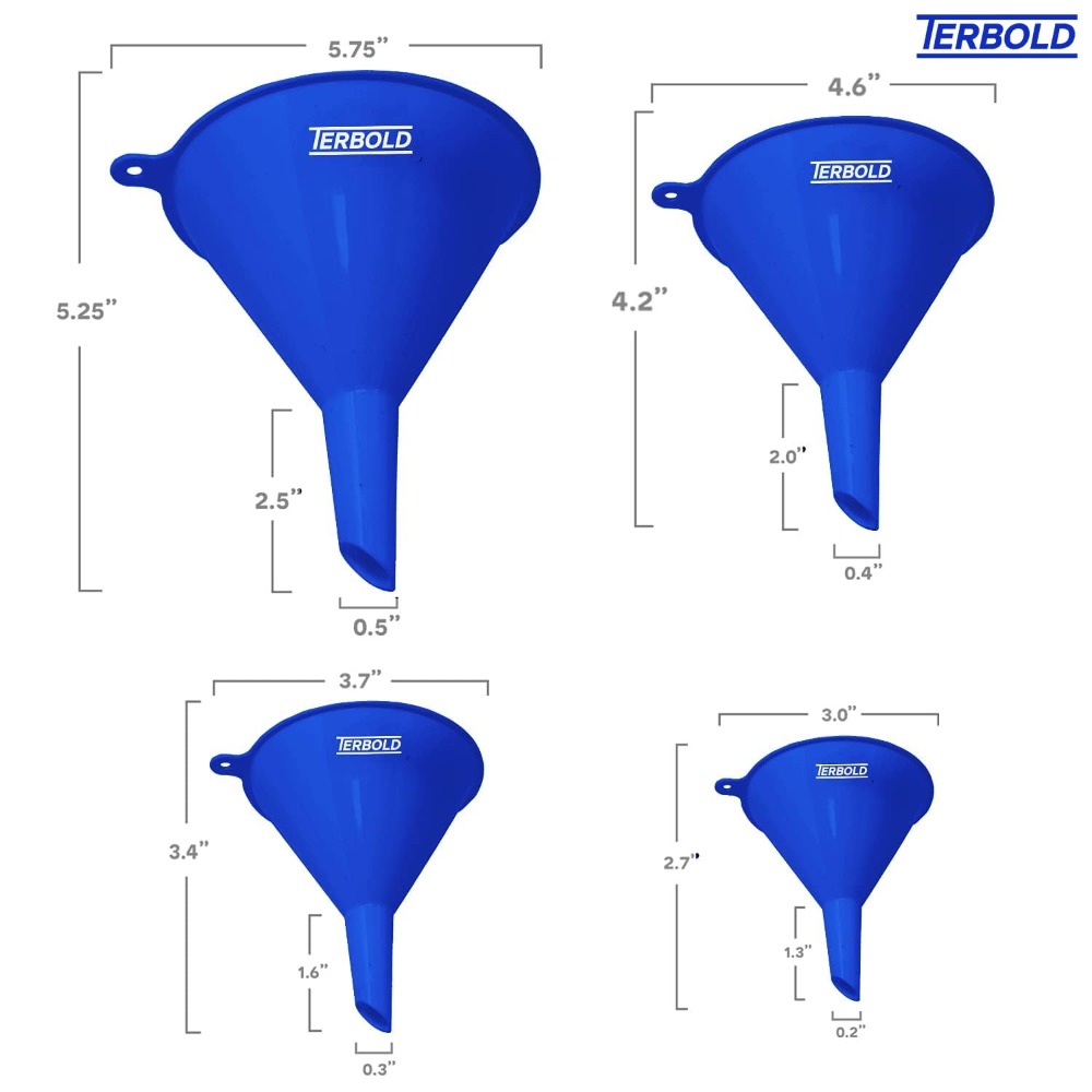 4pc Funnel Nesting Set in BPA  - Home Cooking Oil recensione e prezzo