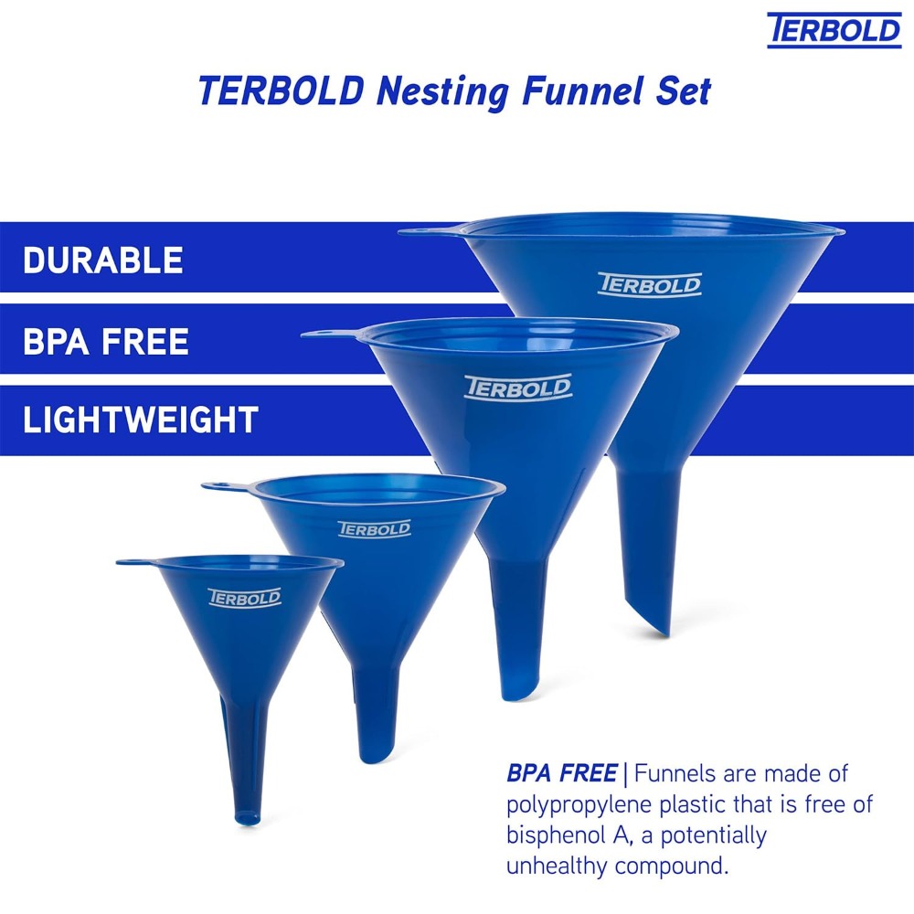 4pc Funnel Nesting Set in BPA  - Home Cooking Oil recensione e prezzo