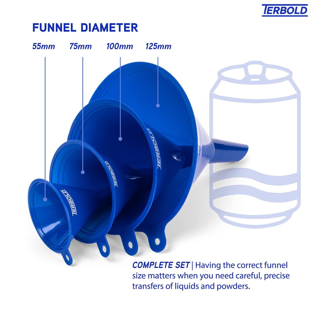 4pc Funnel Nesting Set in BPA  - Home Cooking Oil recensione e prezzo