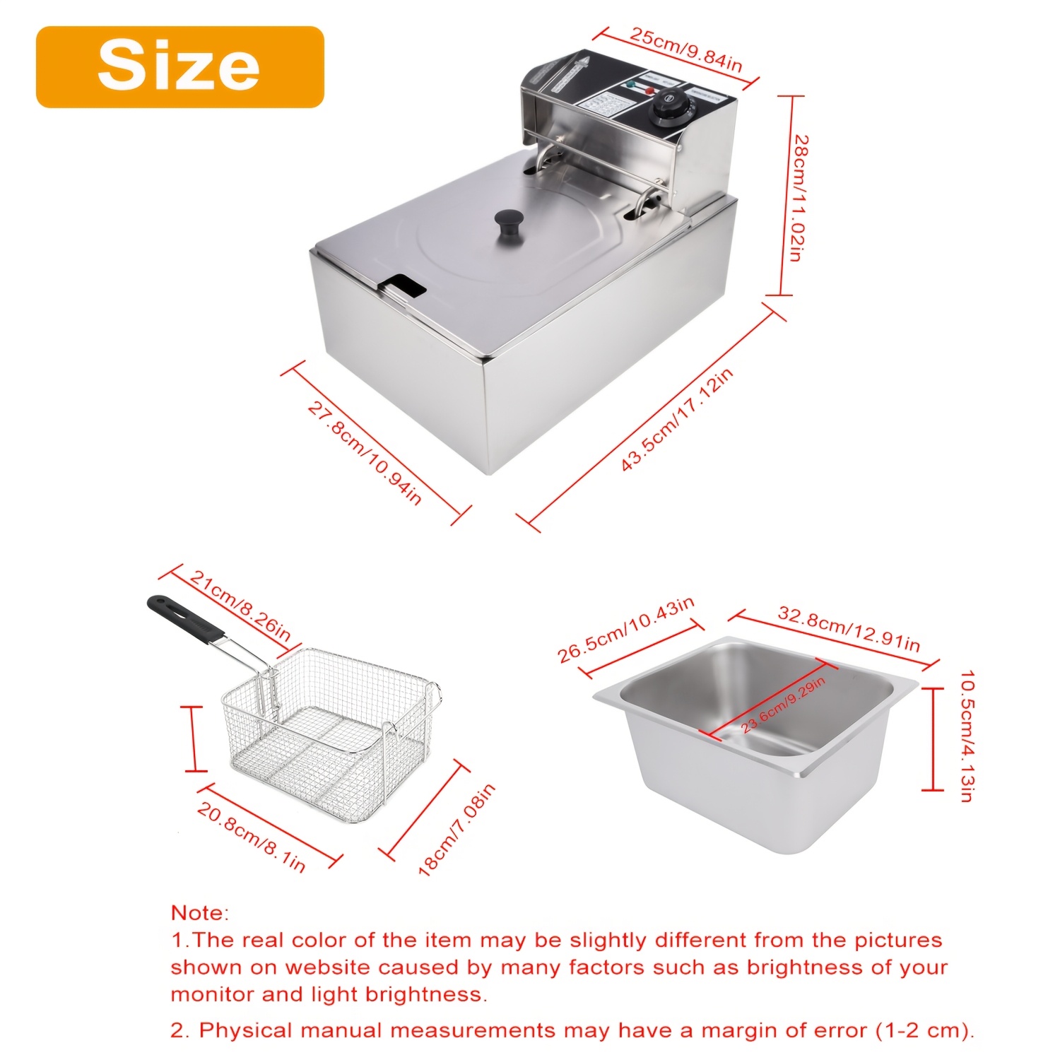 1.59gal Electric Deep Fryer, w - Home Cooking Restaurant recensione e prezzo