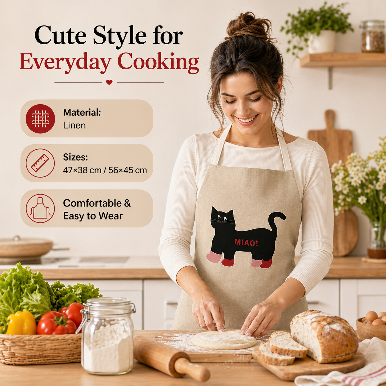 Cute Black Cat White Rabbit Li - Home Cooking For Cats recensione e prezzo