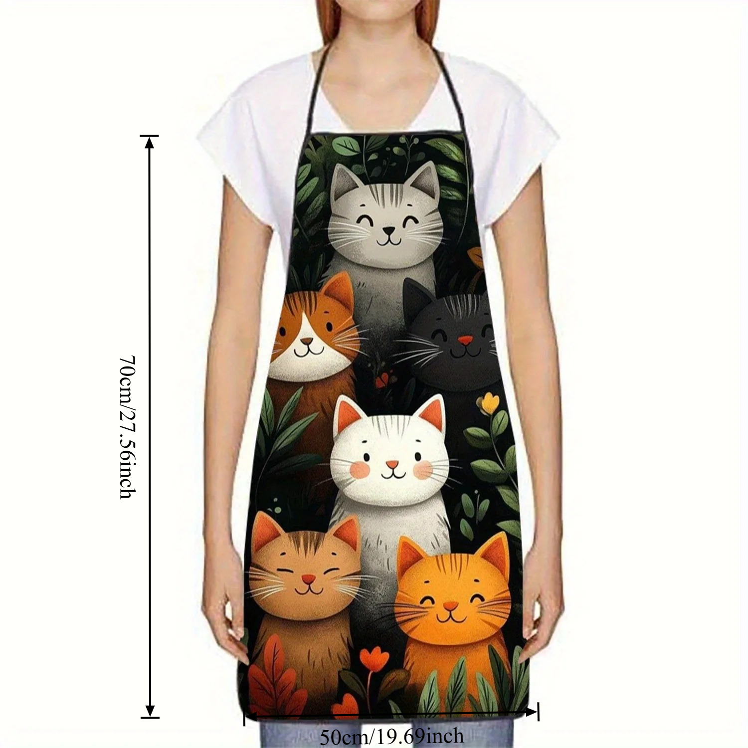 Cute Cartoon Cat Print Polyest - Home Cooking For Cats recensione e prezzo