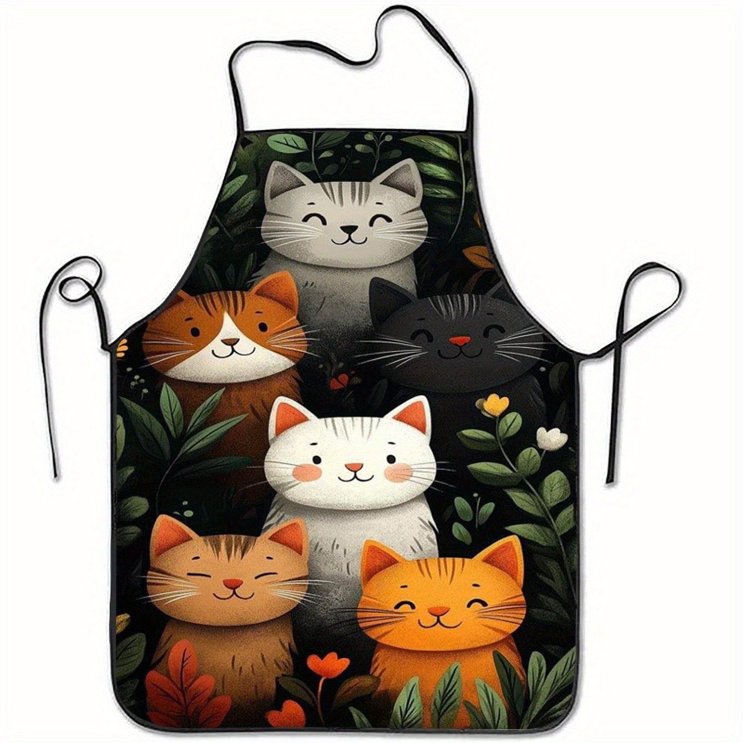 Cute Cartoon Cat Print Polyest - Home Cooking For Cats recensione e prezzo