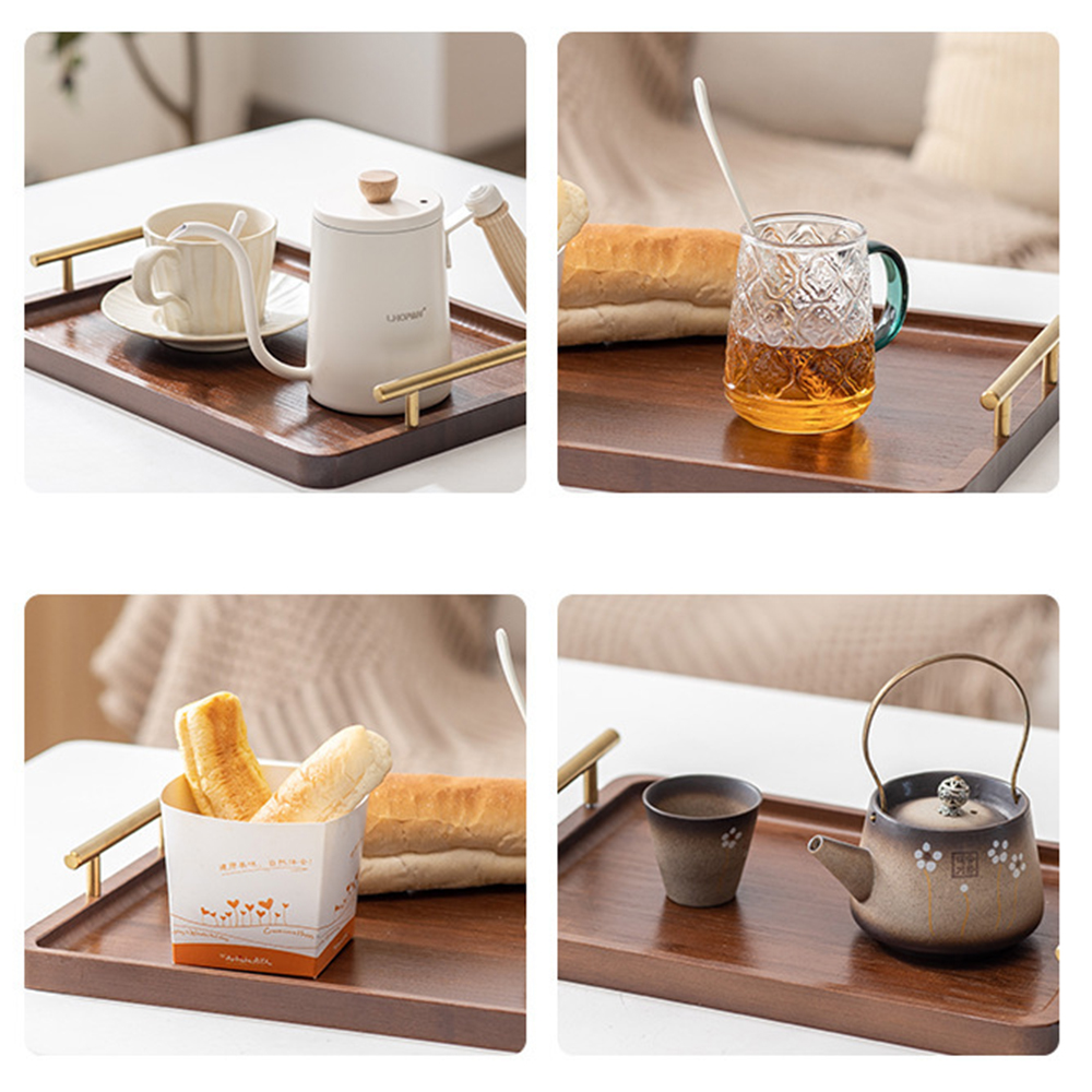 Wooden Serving Tray with Handl - Home Cooking Recipes recensione e prezzo