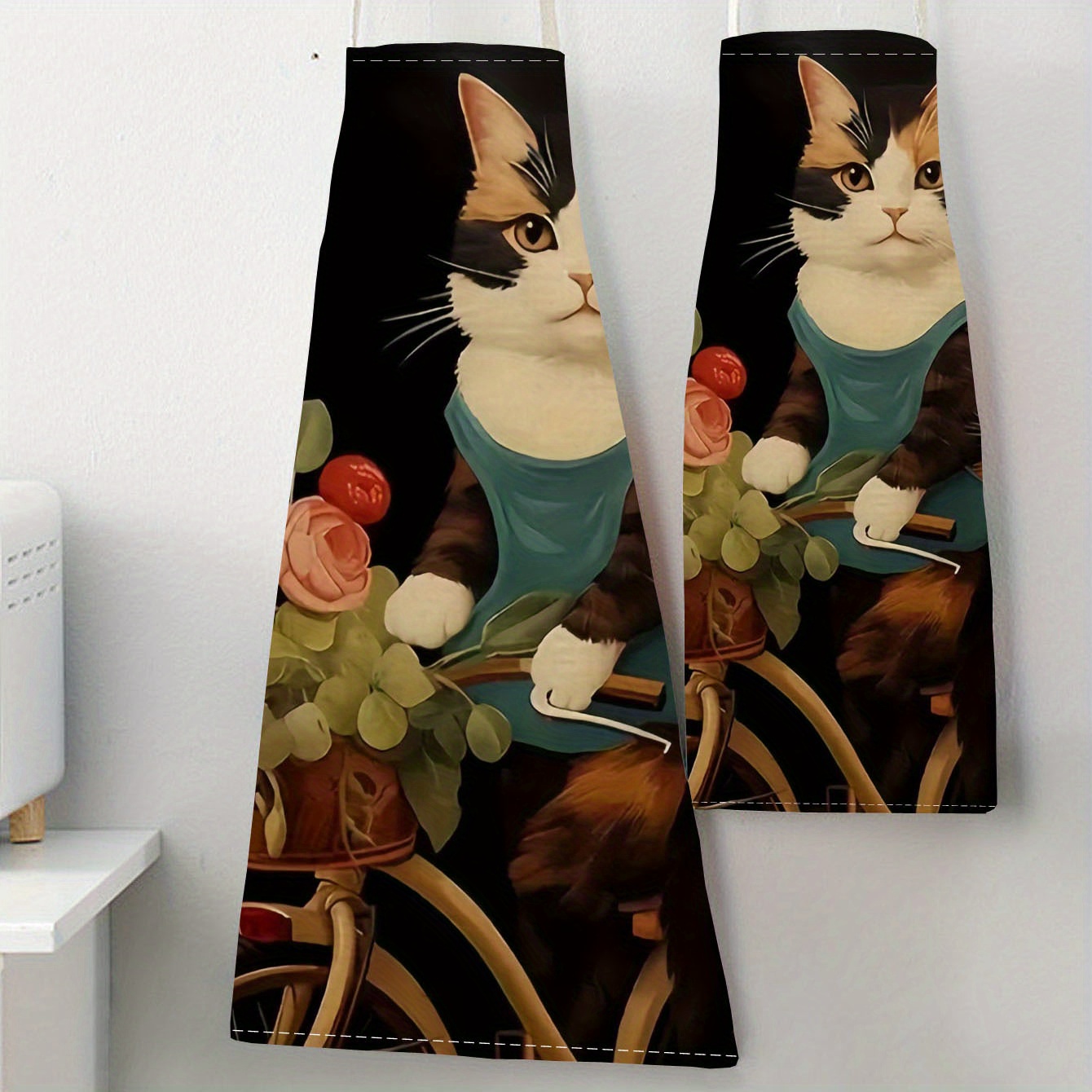 Linen Apron Funny Cat Sunglass - Home Cooking For Cats recensione e prezzo